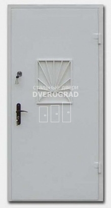 Входная дверь: модель Дверь взломостойкая кассового помещения -01