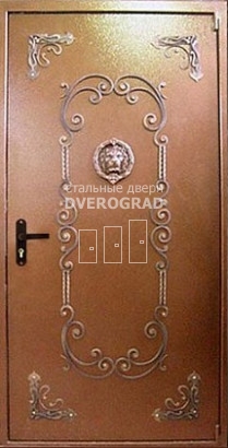 Входная дверь: модель Дверь кованая-21