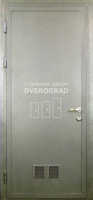 Входная дверь: модель Дверь в котельную с двумя вентканалами-14