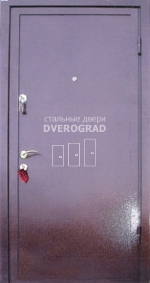 Входная дверь: модель Дверь порошковый окрас + МДФ фрезерованная-02