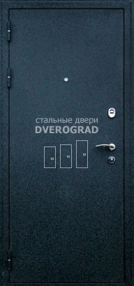 Входная дверь: модель Дверь порошковое напыление + пластик-07