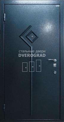 Входная дверь: модель Дверь порошковый окрас + МДФ фрезерованная-16