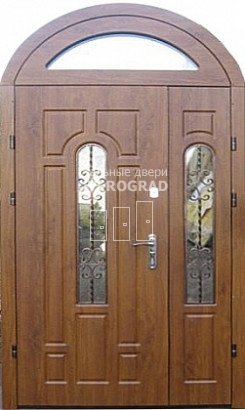 Входная дверь: модель Входная дверь полуторная арочного типа НД-23