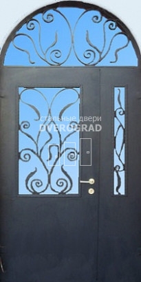 Входная дверь: модель Дверь решетчатая с арочной секцией-10